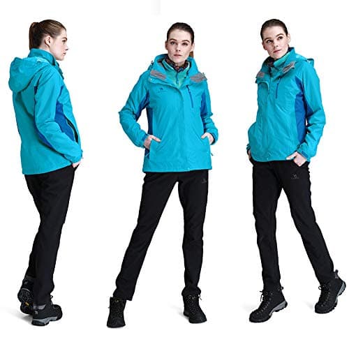 Women's 3-in-1 Ski Jacket: Waterproof, Windproof, Warm