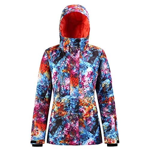 IMPHUT Women's Warm Waterproof Ski Jacket for Winter Snowboarding
