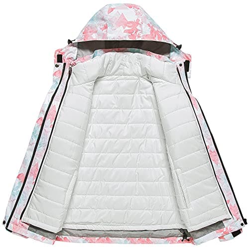 CREATMO Women's 3-in-1 Waterproof Snowboarding Jacket
