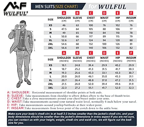 Men's Slim Fit 3-Piece Suit for Business, Wedding, & Parties