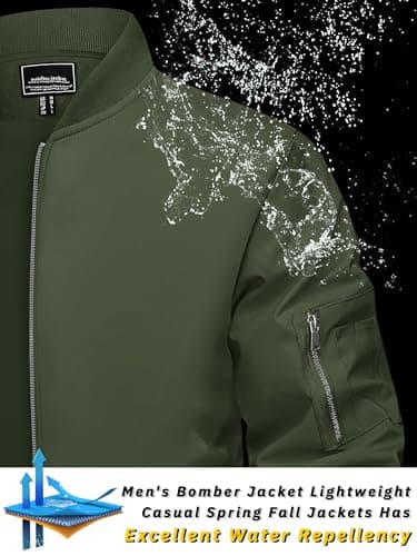 TACVASEN Men's Bomber Jacket