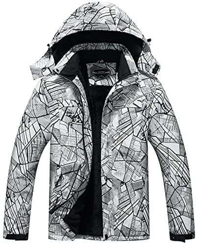 Men's Waterproof Ski Jacket for Winter Sports