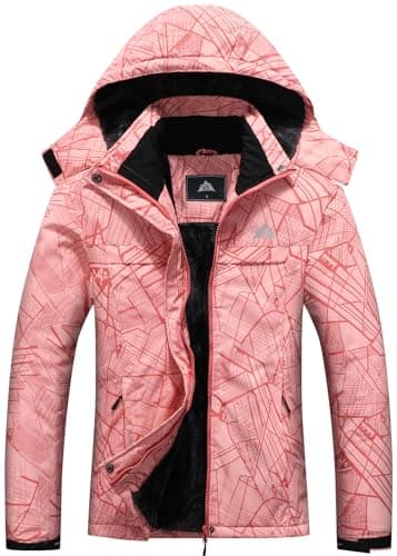 Women's Ski Jacket for Hiking and Travel - Waterproof and Warm