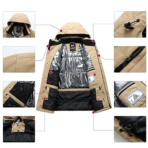 Oymyakon Men's Waterproof Snowsuit & PantsWinter Ski Suit