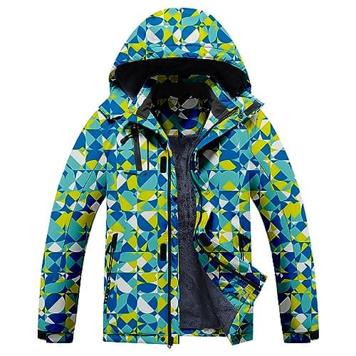 Dr.Cyril Kids' Waterproof Fleece Lined Ski Jacket