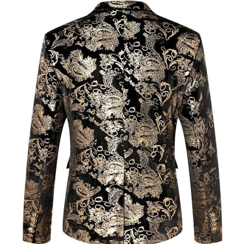 Stylish Mens Floral Blazer for Formal Events
