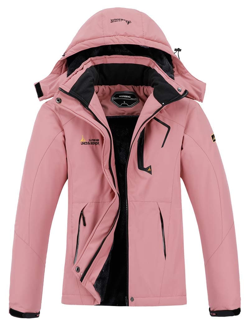 Women's Waterproof Ski Jacket for Winter Snow and Rain