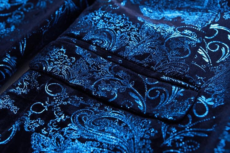 Stylish Men's Floral Suit Jacket for Dinner Party, Prom, and Wedding Tuxedo