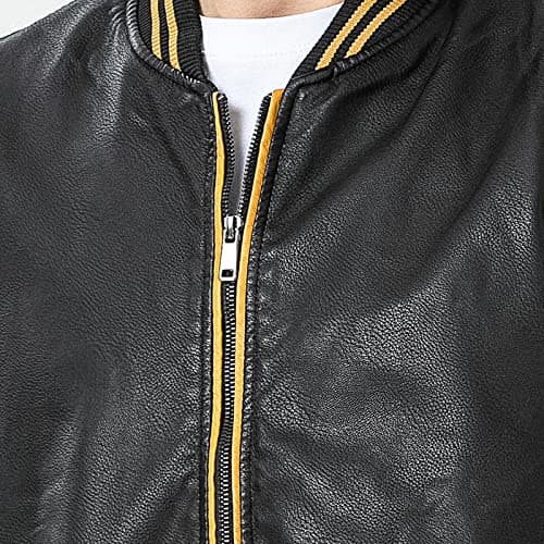 Chuida Mens Lightweight Leather Jacket for Motorcycle Riding and Casual Wear
| Chuida Mens Stand Collar Faux Leather Bomber Jacket Perfect for Summer and Fall
| Chuida Mens Lightweight Leather Jacket - Stylish Stand Collar Design for Motorcyclists