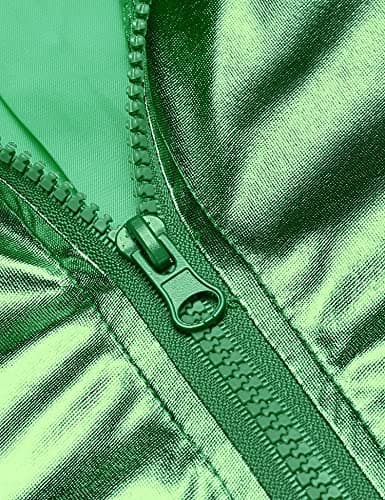 COOFANDY Men's Metallic Varsity Jacket