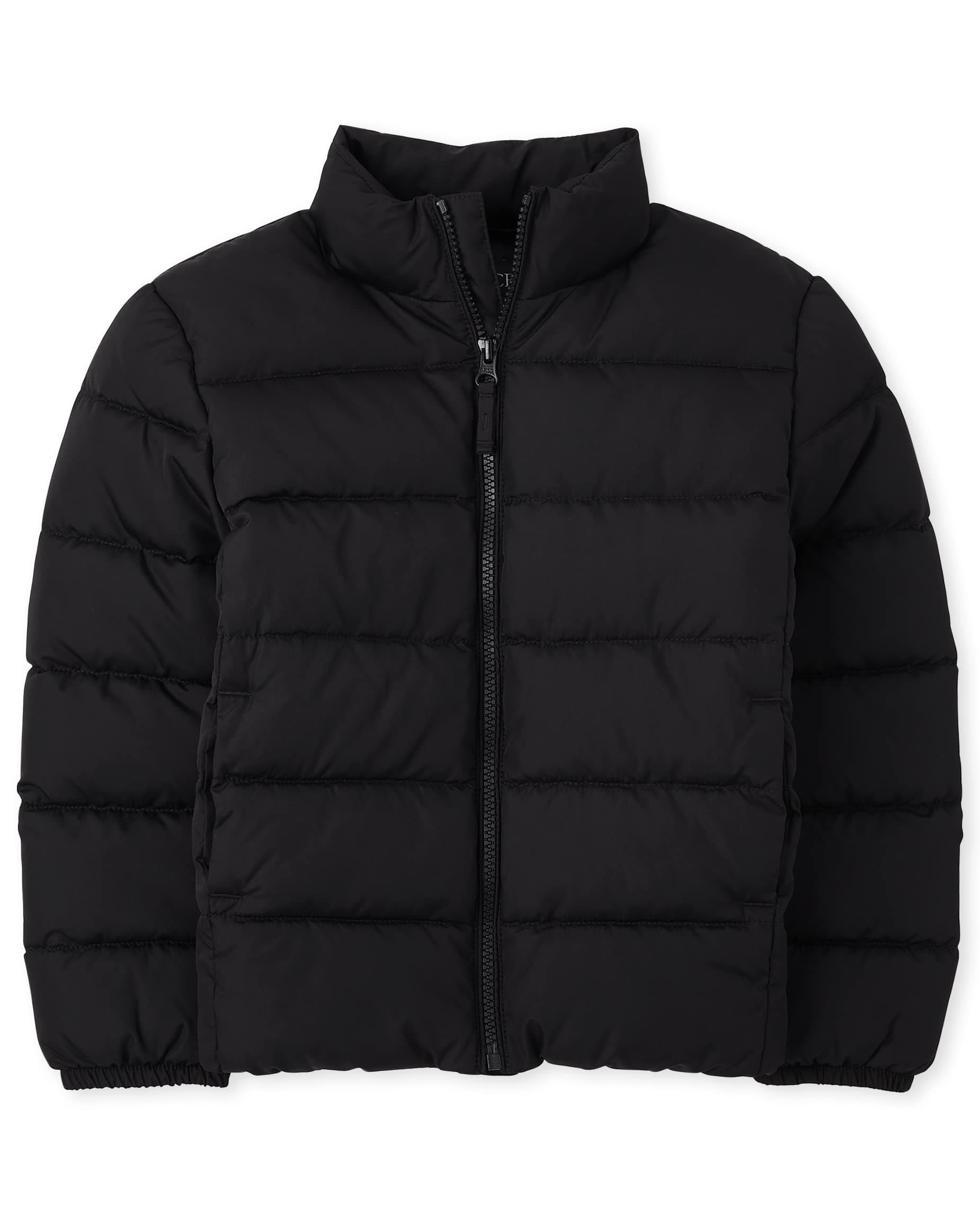 Boys' Medium Weight Puffer Jacket for Fall and Winter