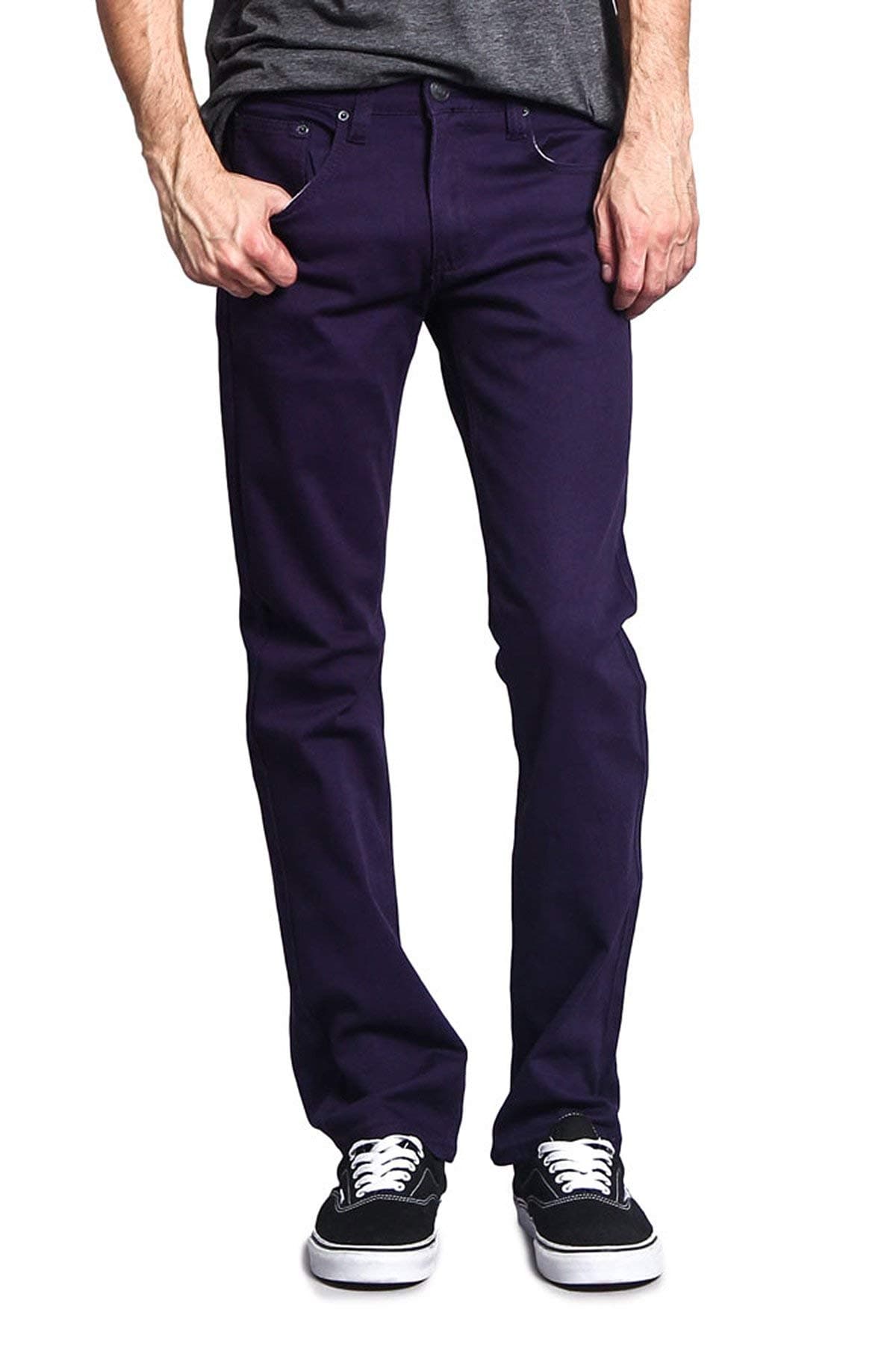 Slim Fit Colored Jeans for Men