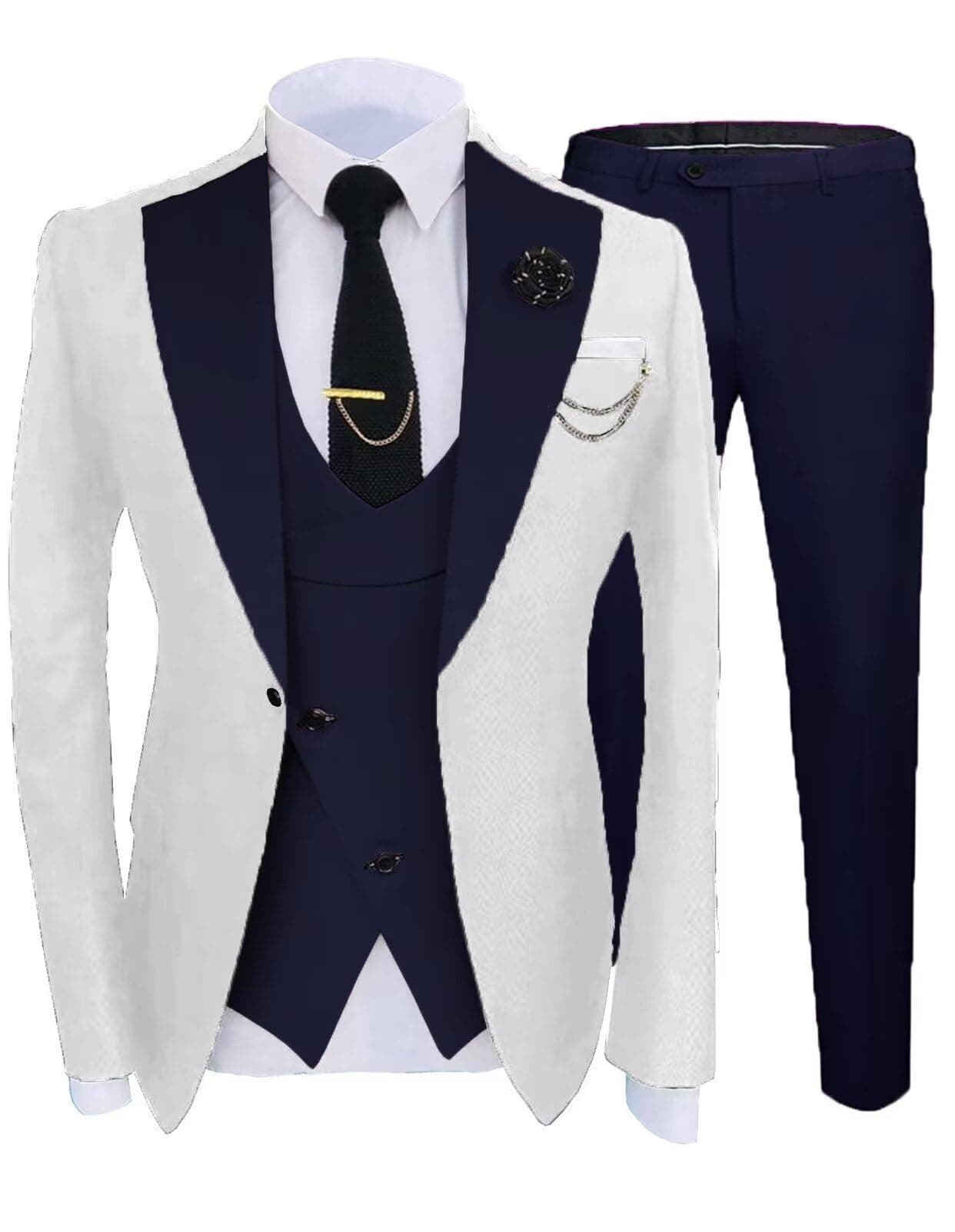 Setwell Slim Fit Tuxedo Suit for Men