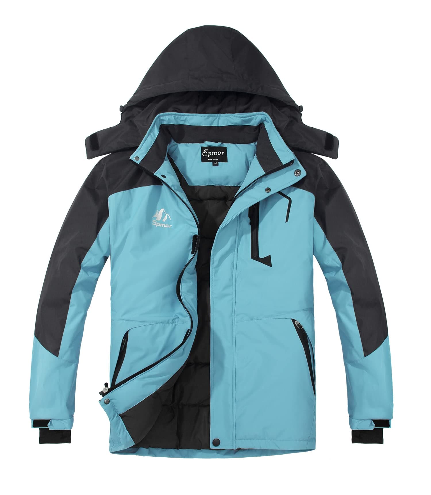Spmor Women's Waterproof Hooded Ski and Snowboard Jacket for Winter