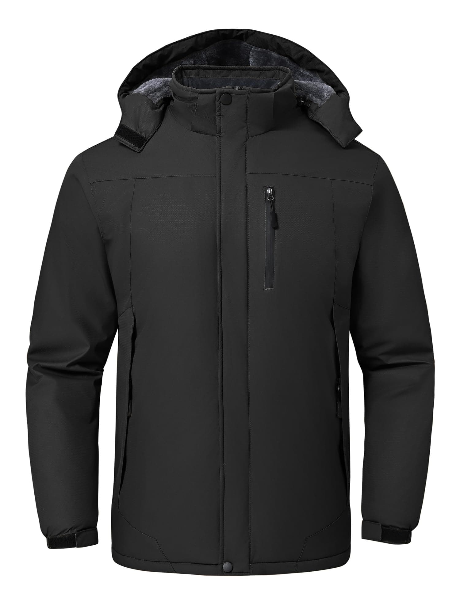 GAXIDES Men's Waterproof Ski Jacket with Hood