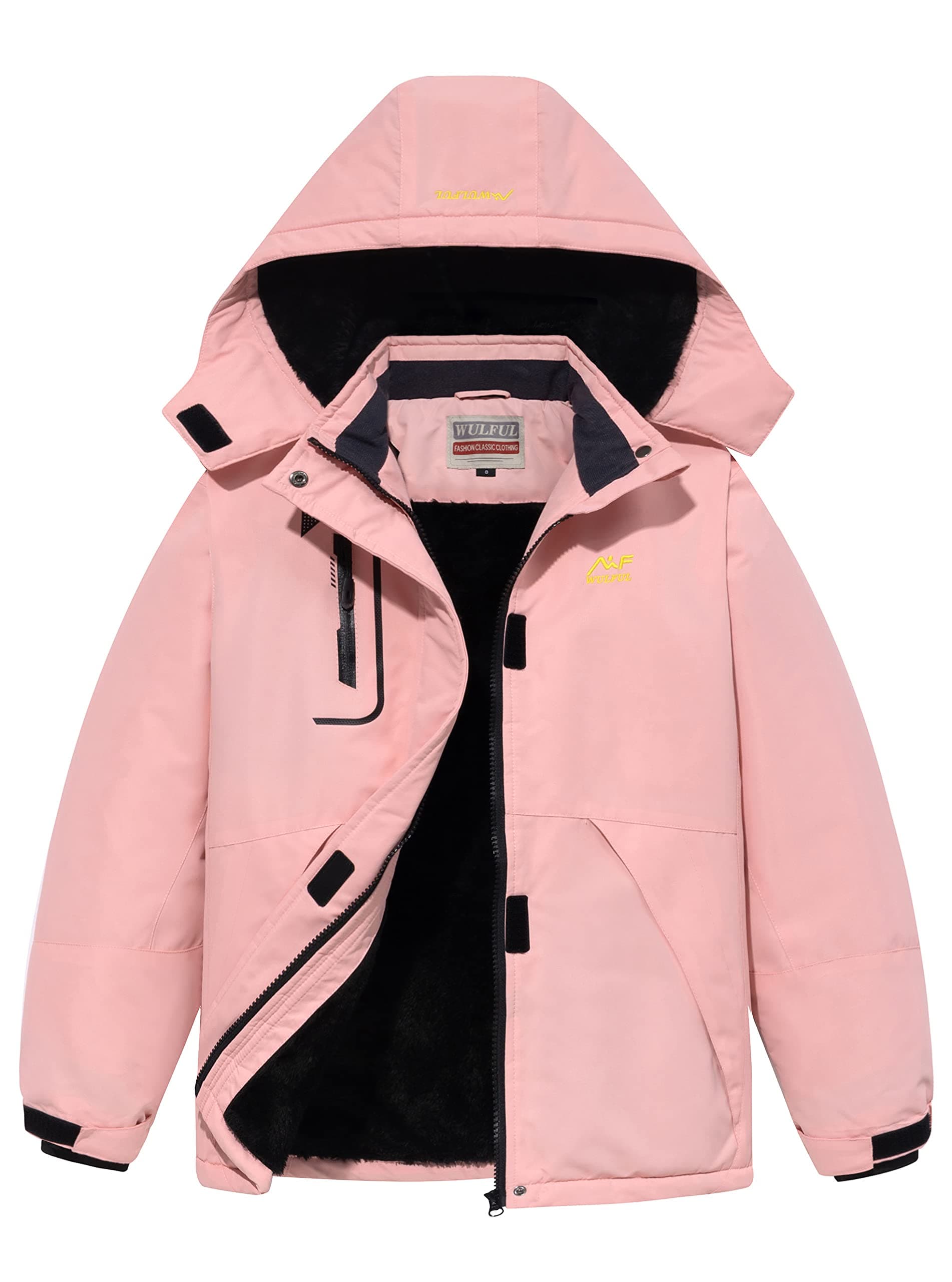 Warm Waterproof Ski Jacket for Girls