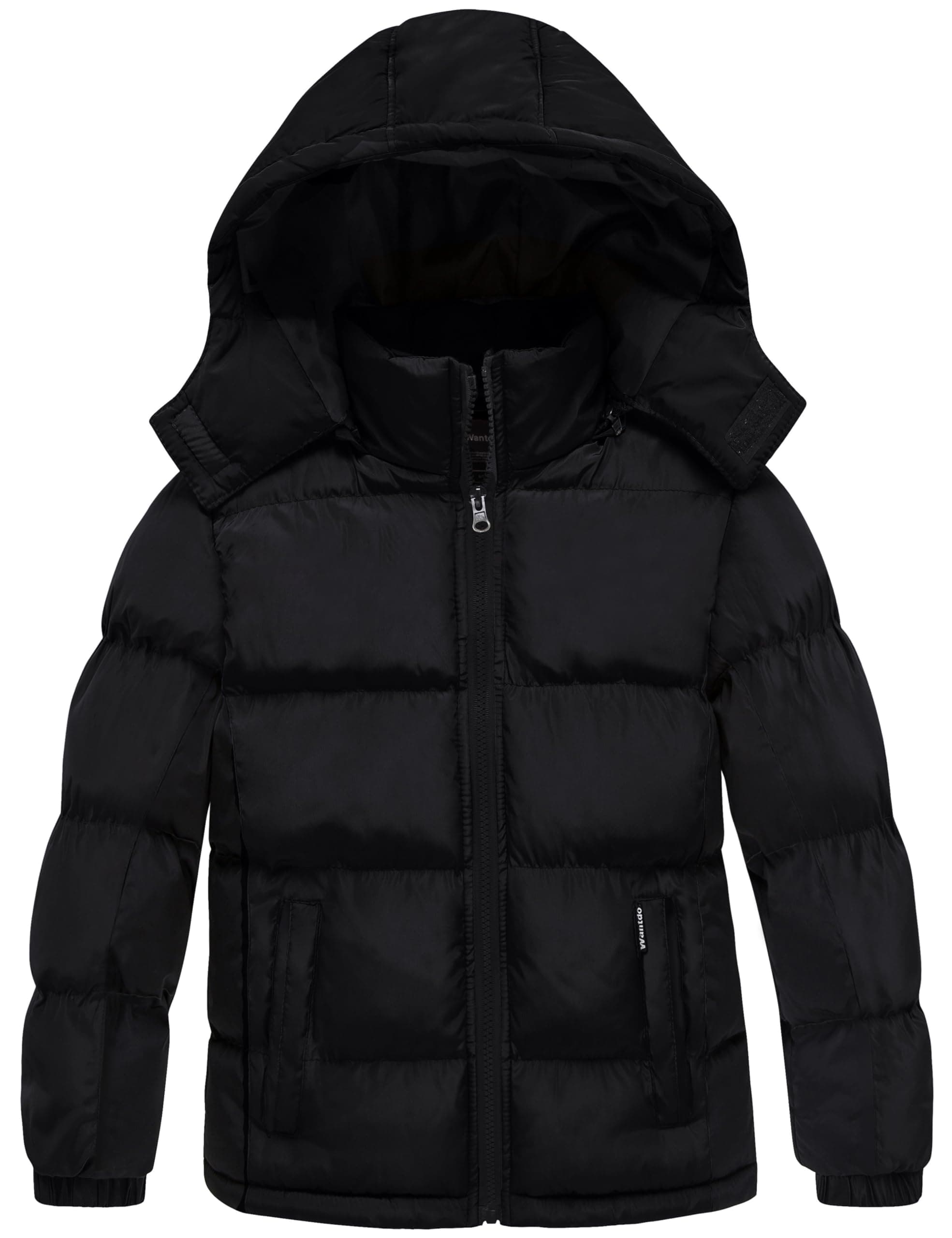 Wantdo Boys' Winter Warm Waterproof Puffer Jacket with Hood