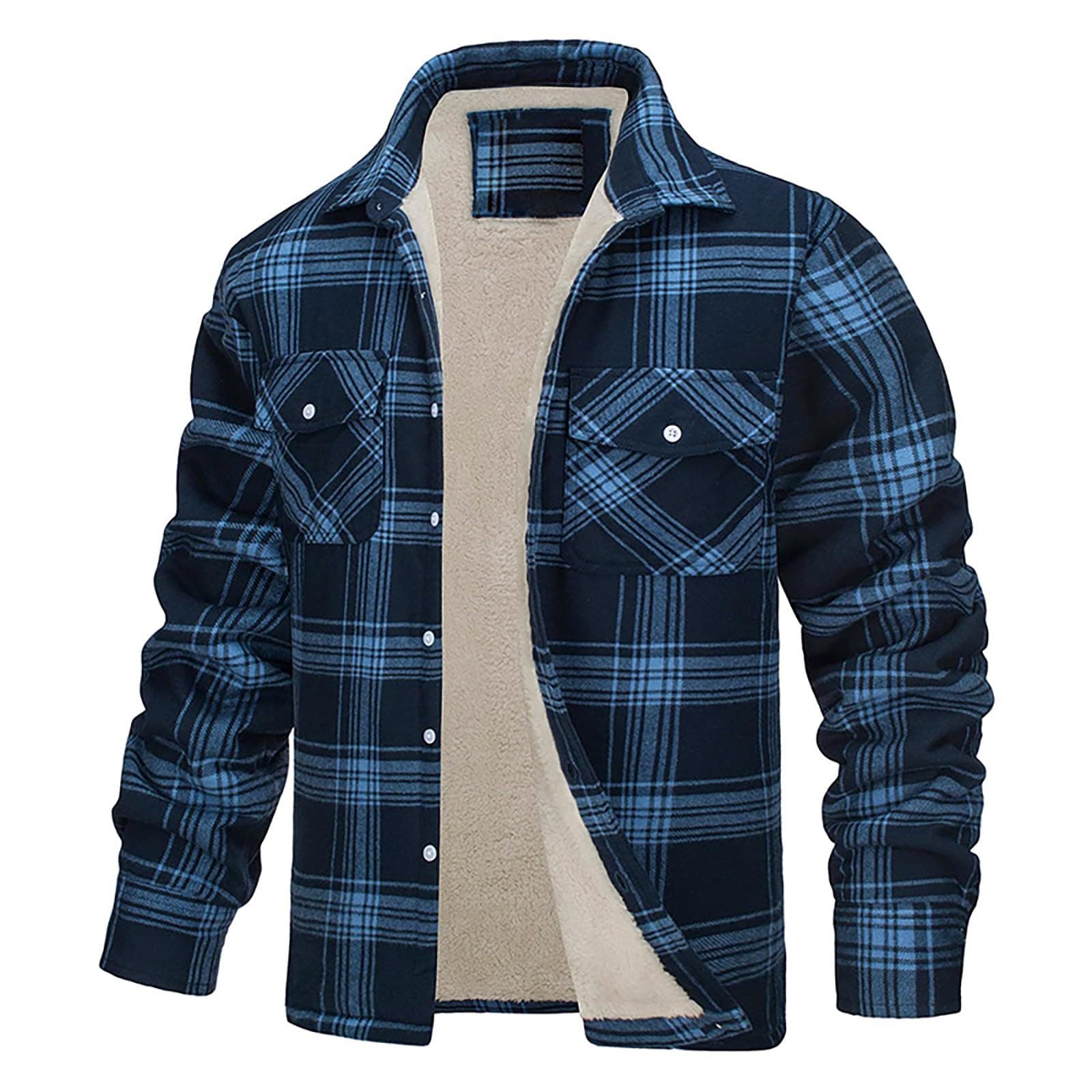 Tactical Winter Coats for Men 3XL Warm Workwear Wool Trench Coat
