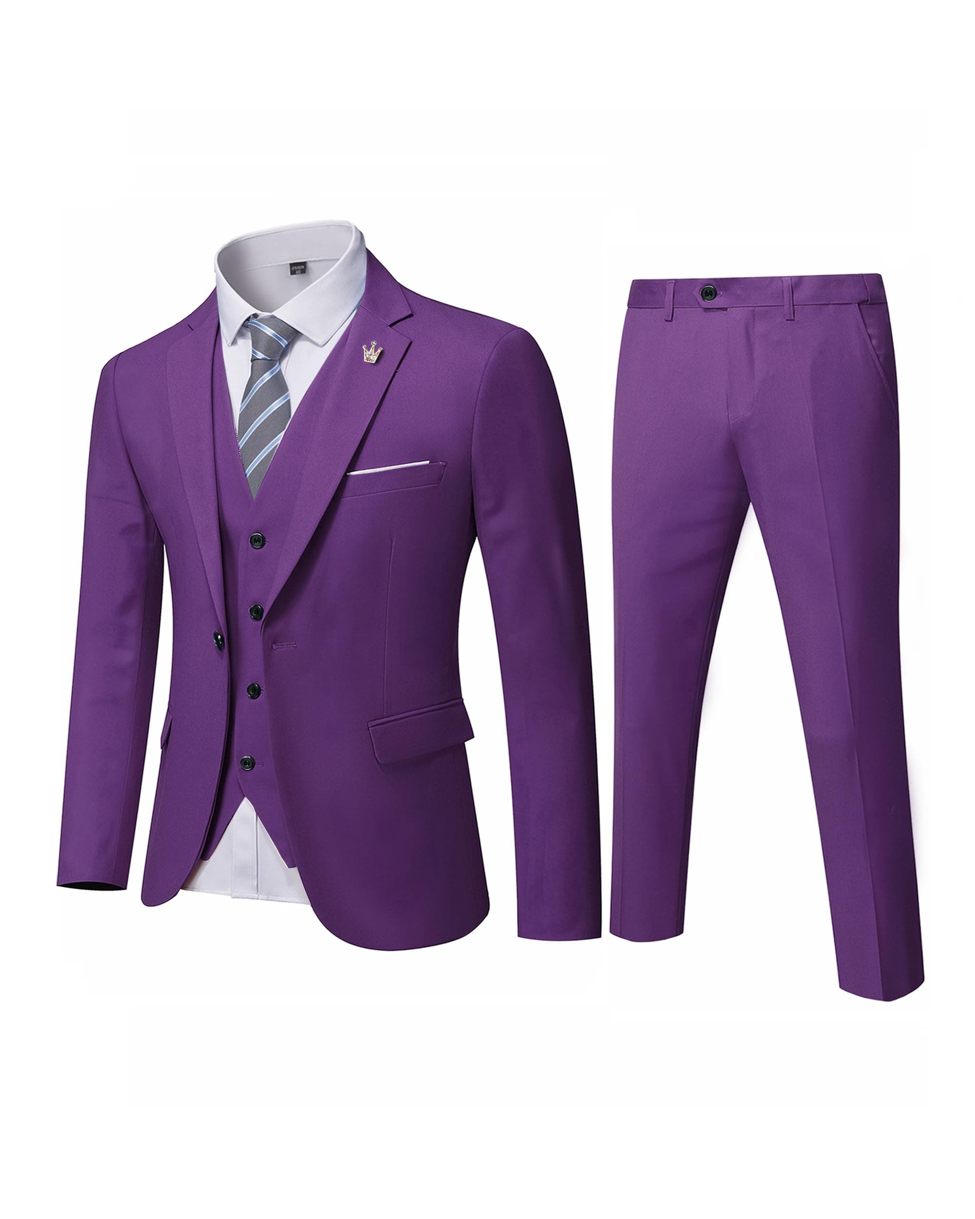 Slim Fit 3-Piece Suit Set for Men