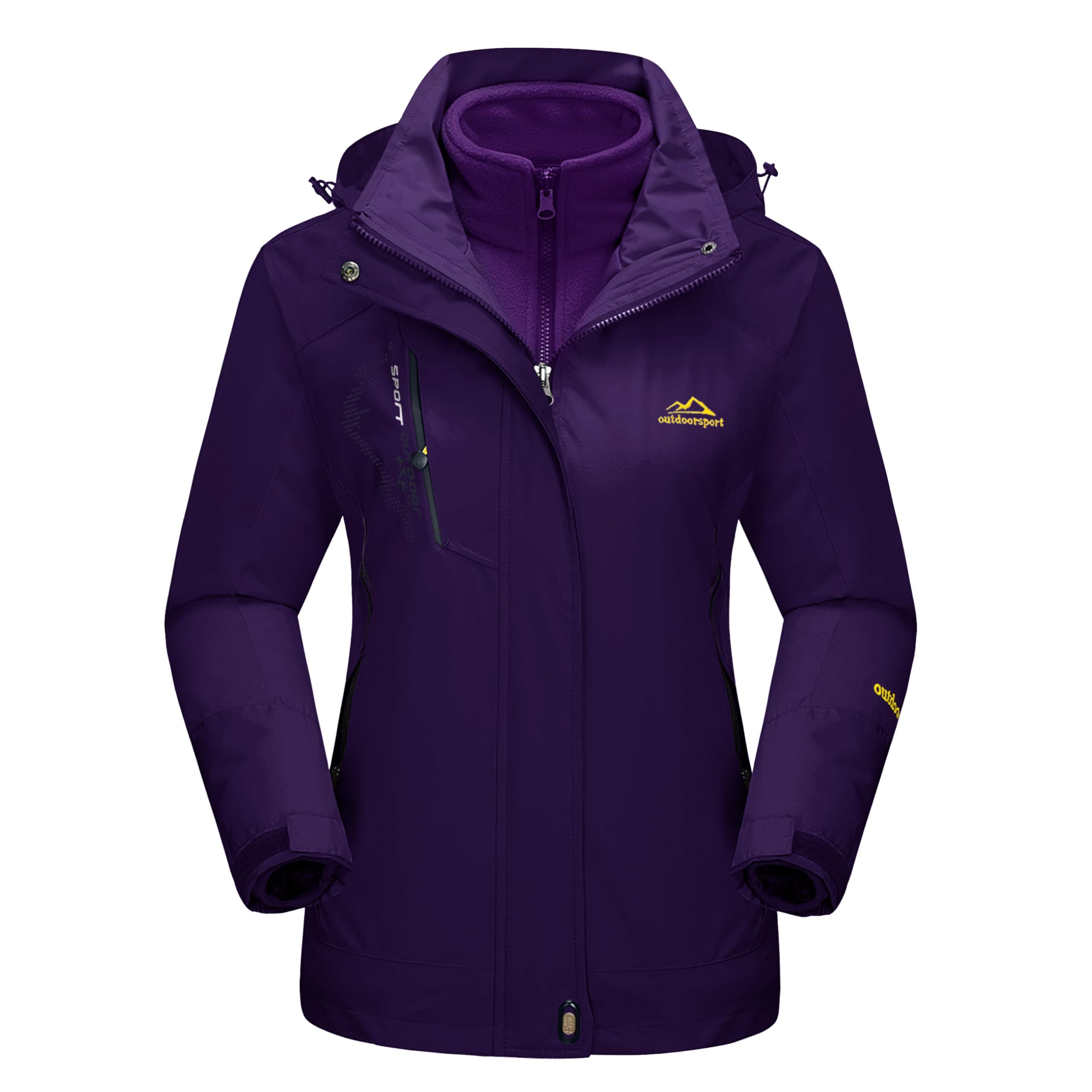 MAGCOMSEN Women's 3-in-1 Winter Snow Ski Jacket