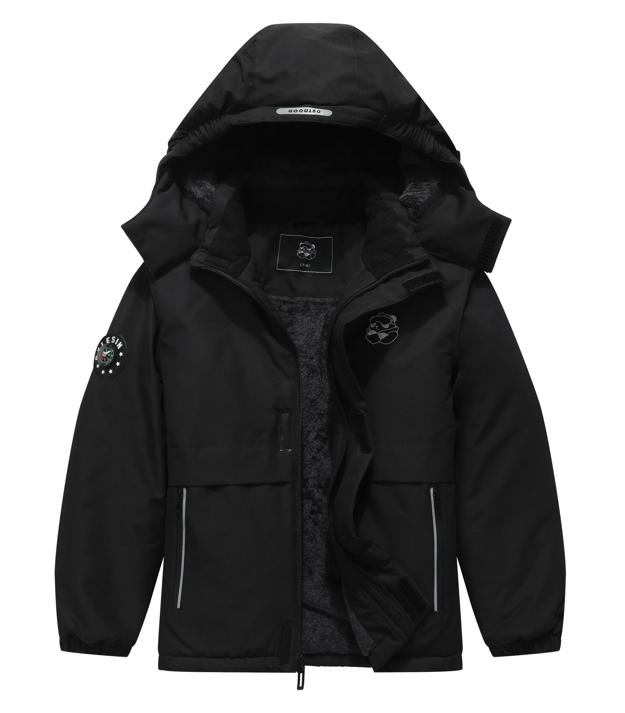 BYLESIN Boys' Waterproof Winter Ski Jacket