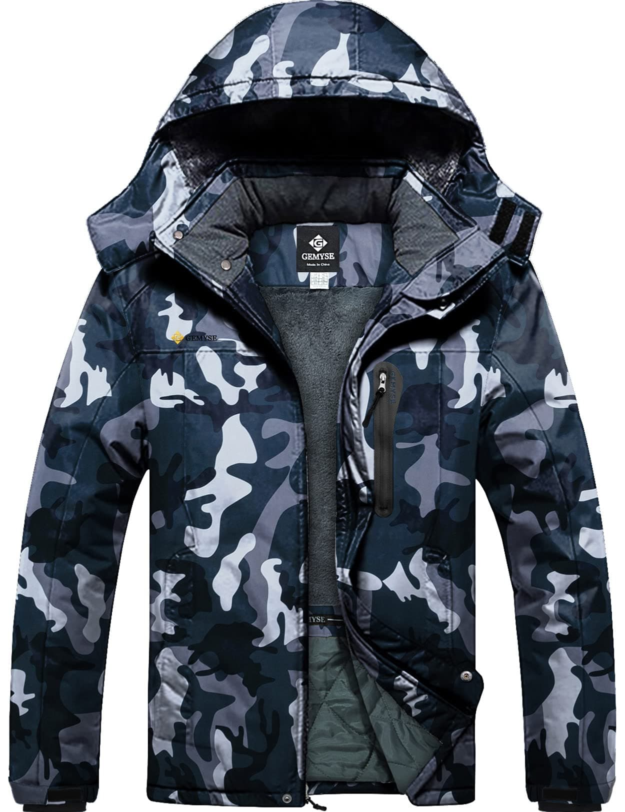 Streamlined Men's Waterproof Ski Jacket