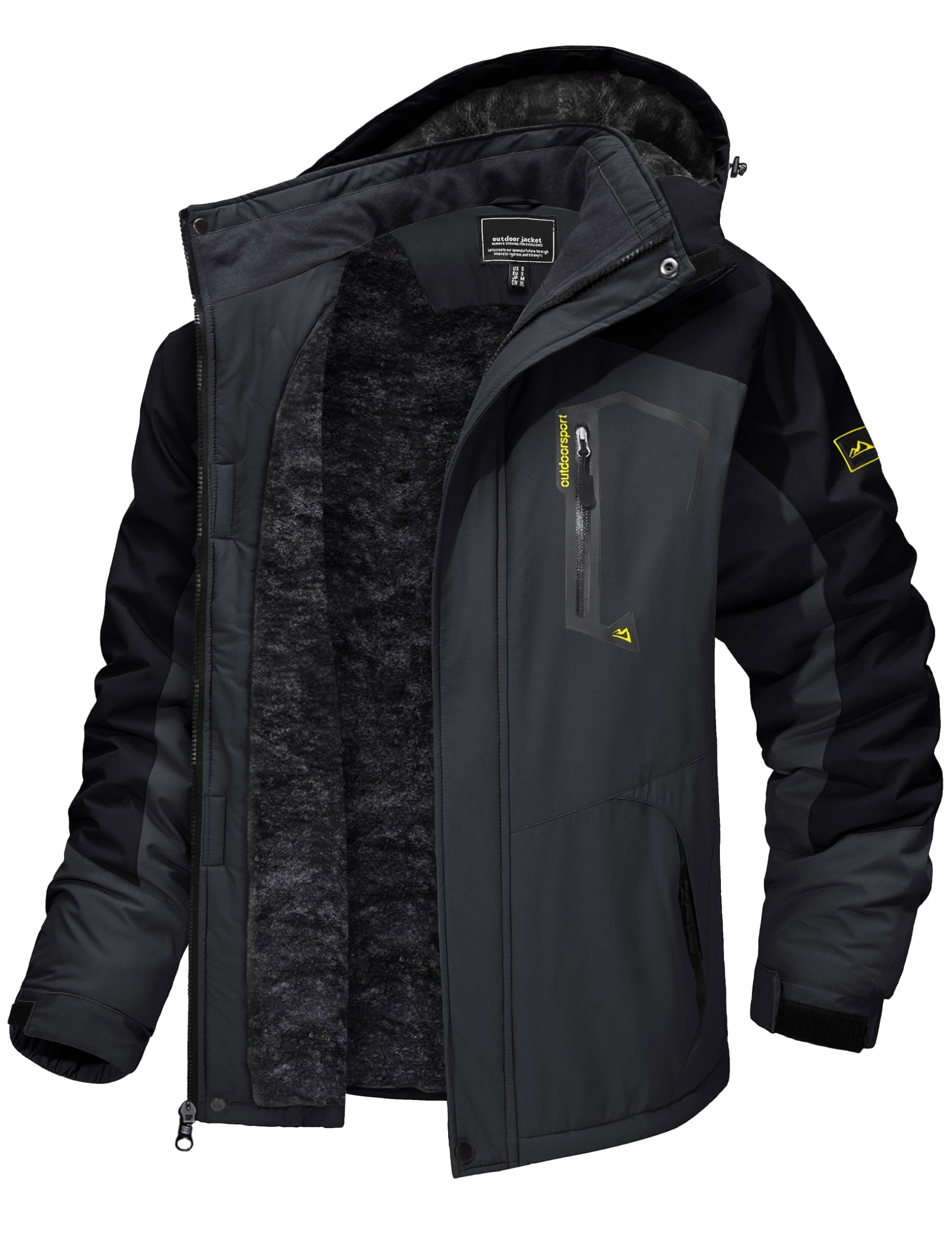 TACVASEN Men's Winter Insulated Snowboard Jacket with Hood