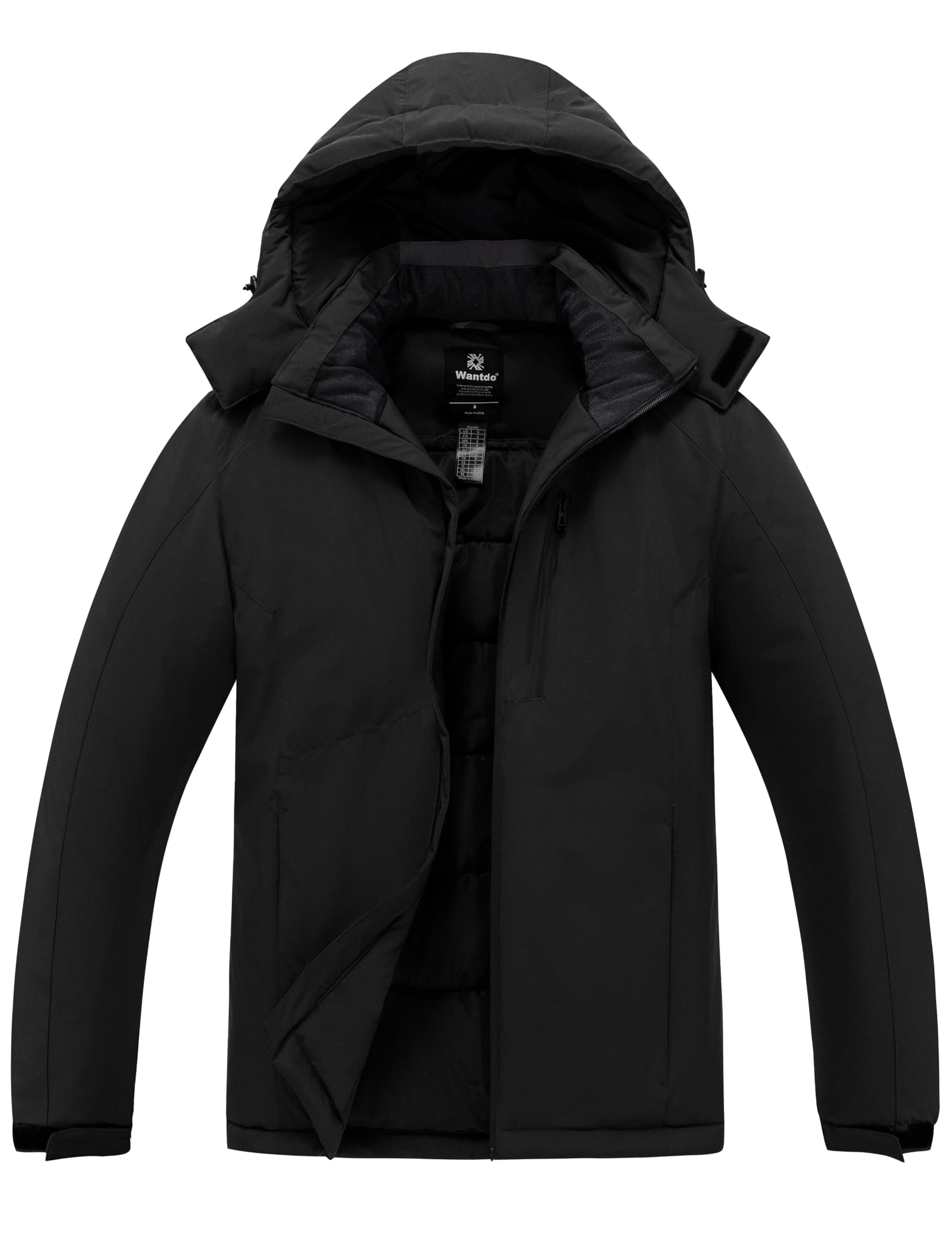 Wantdo Men's Mountain Waterproof Winter Ski Jacket