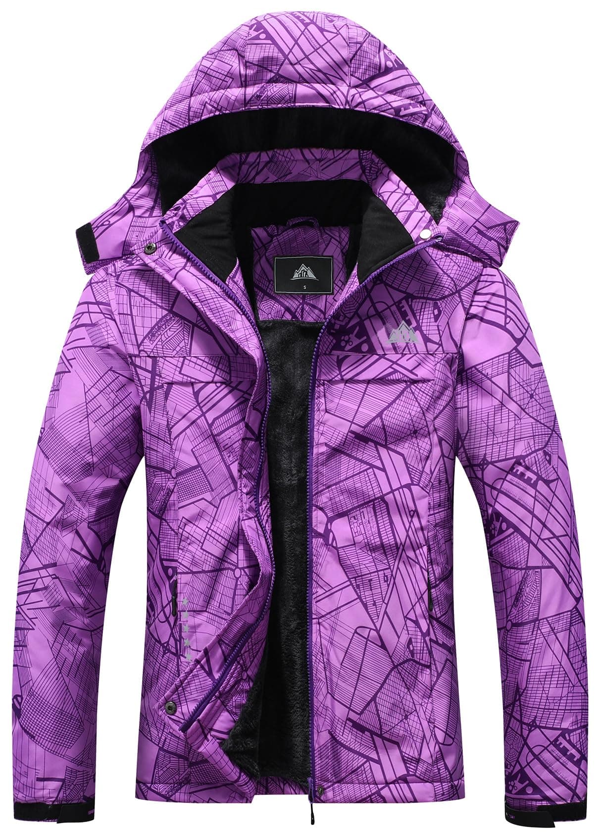 Women's Ski Jacket for Hiking and Travel - Waterproof and Warm
