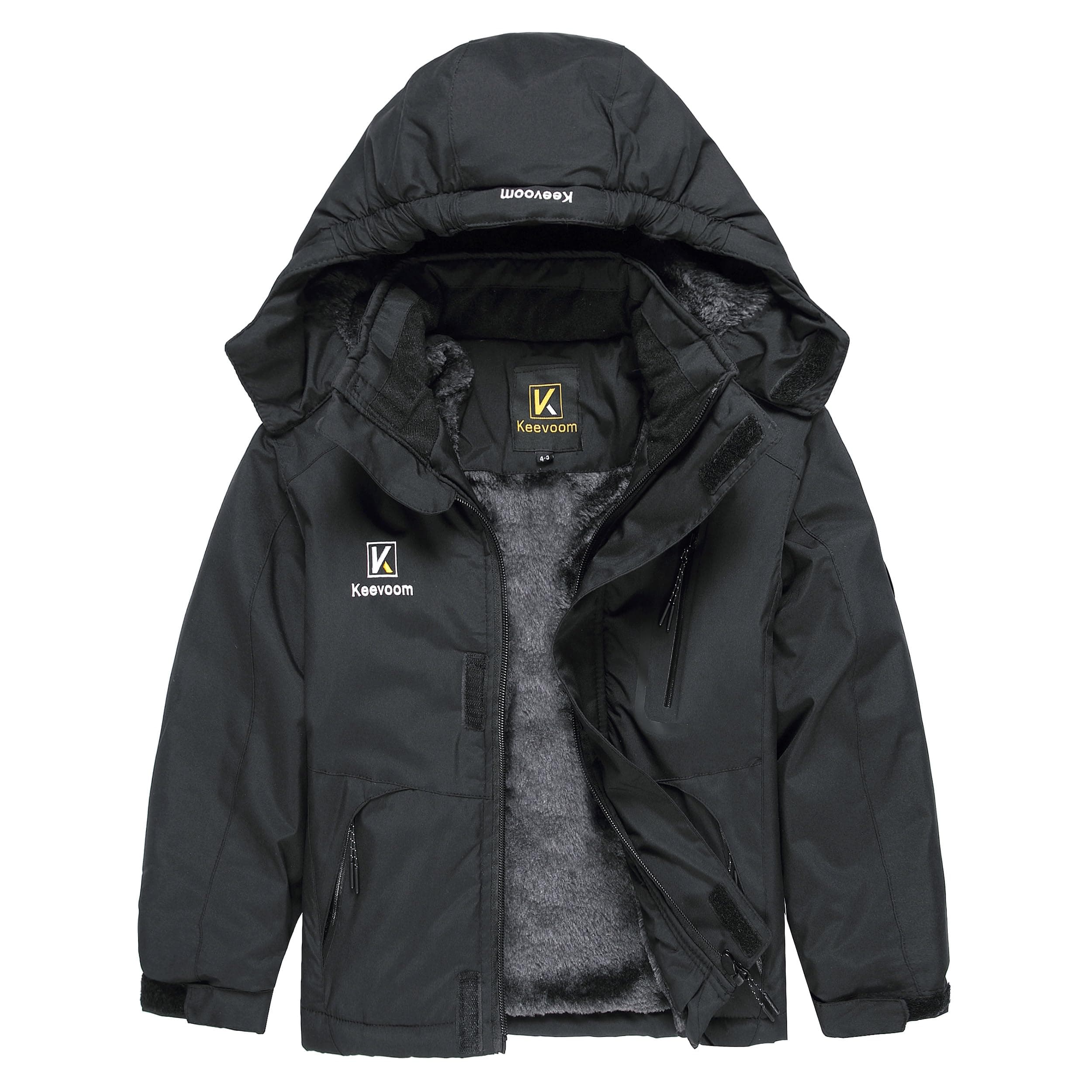 Keevoom Boys Winter Ski Jacket: Windproof, Warm, and Waterproof