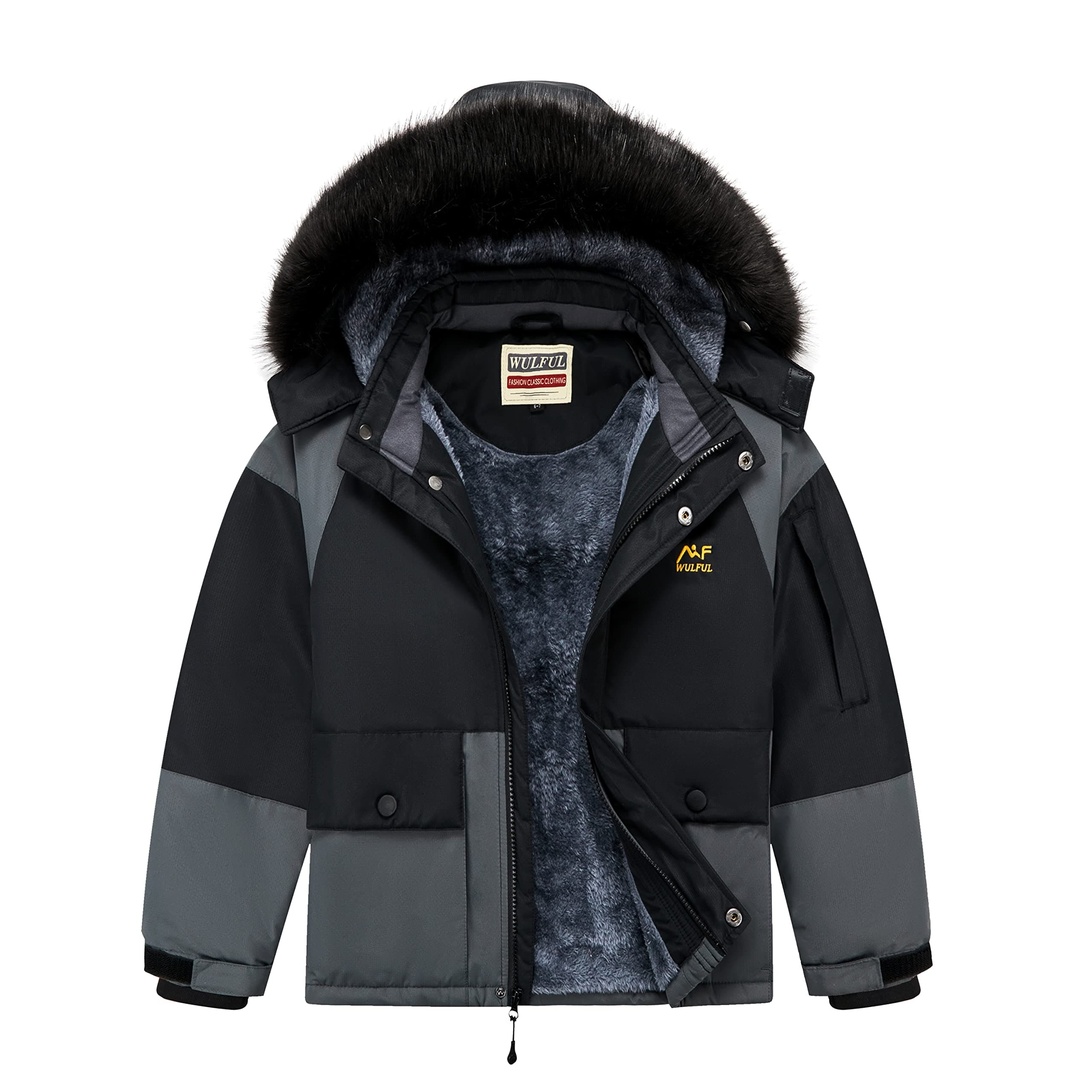 Refined Title: WULFUL Boys' Ski Jacket