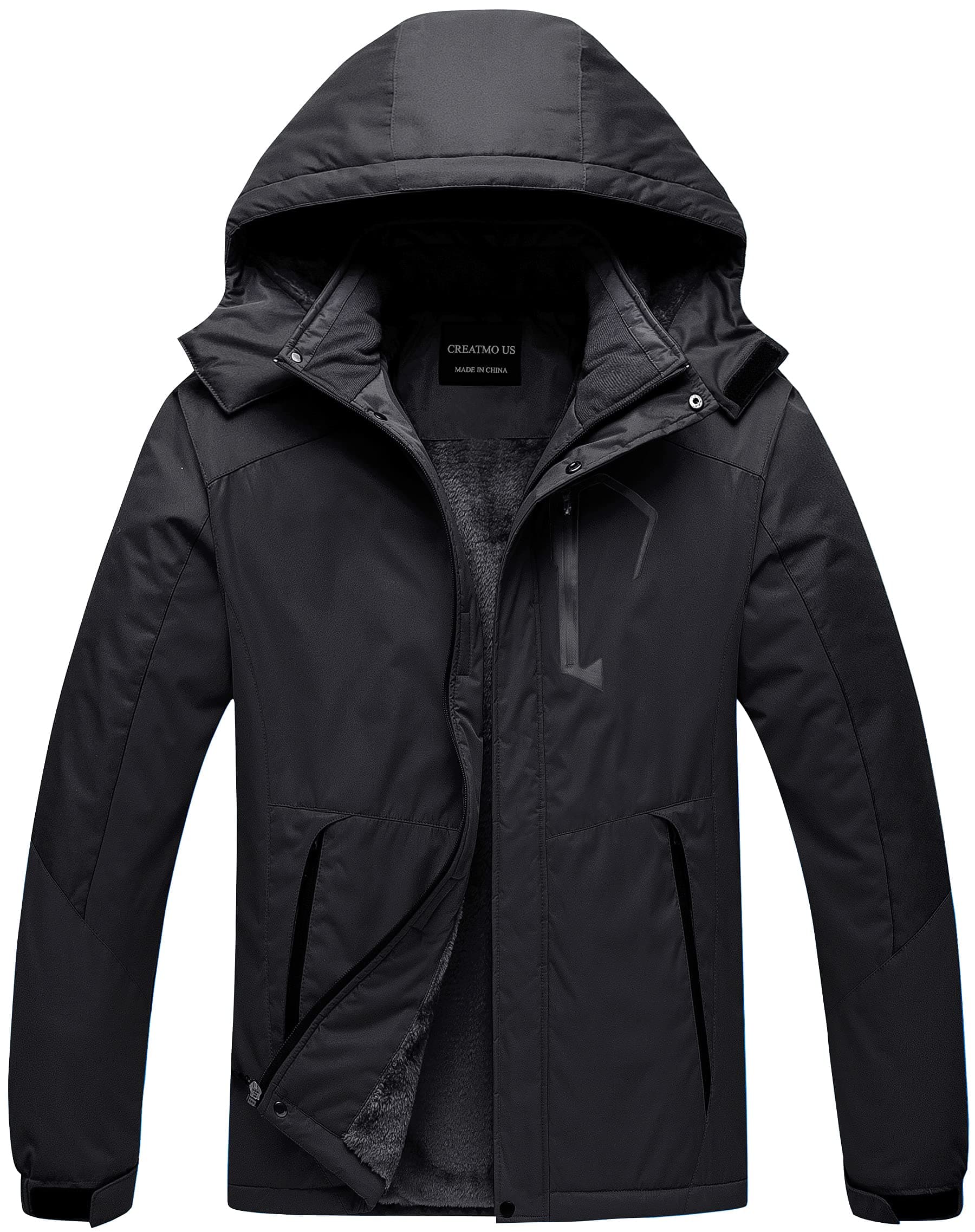 Men's CREATMO US Mountain Waterproof Ski Jacket Winter Snowboarding Coat