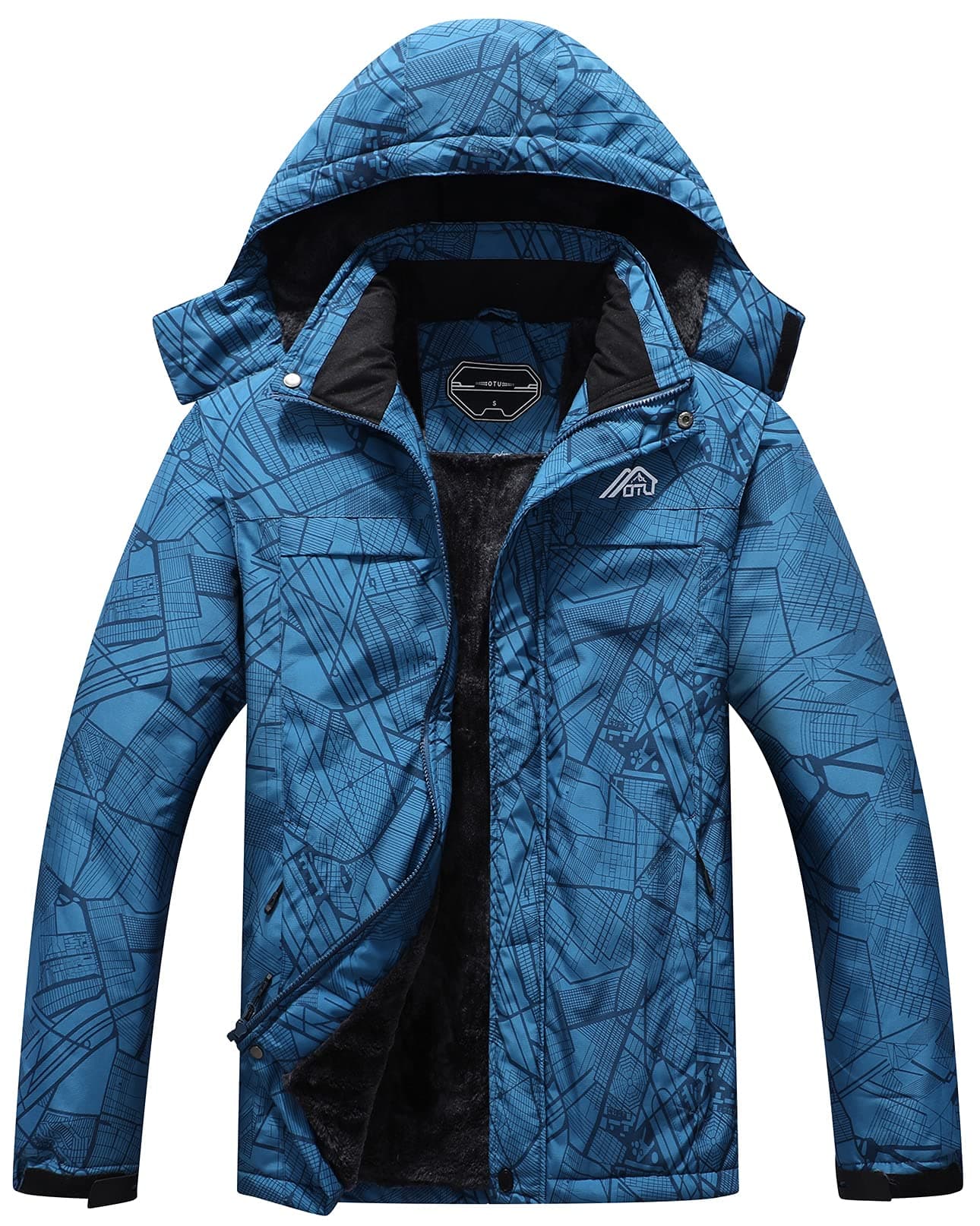 Men's Waterproof Ski Jacket for Winter Sports