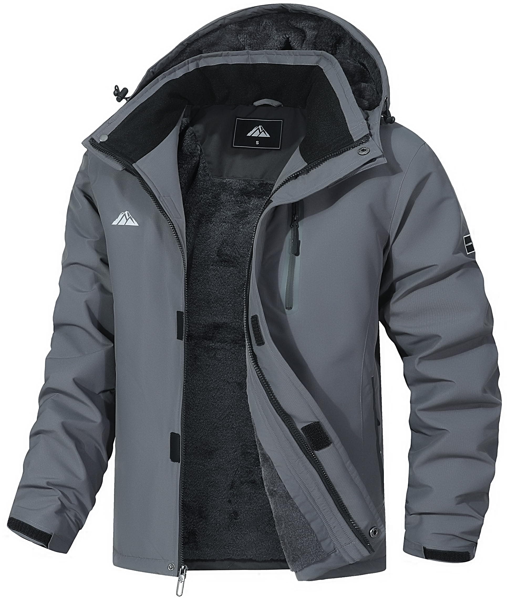 Maoyssen Men's Warm Winter Mountain Ski Jacket Waterproof Snowboarding