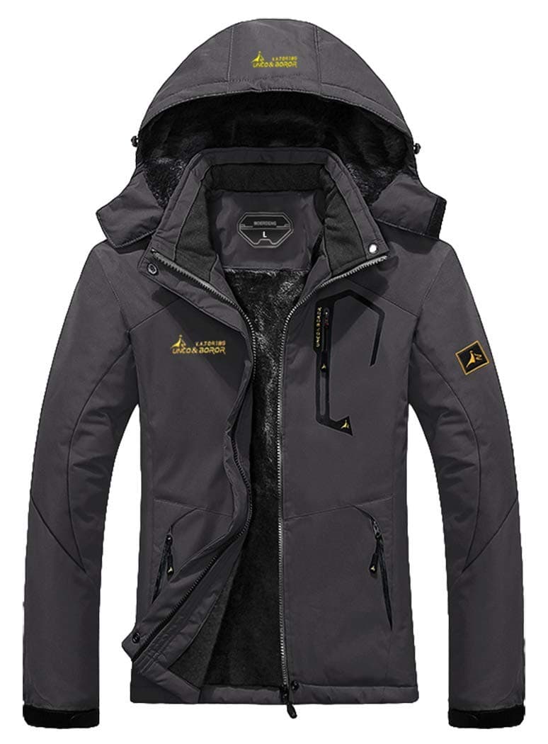 MOERDENG Women's Warm Waterproof Ski Jacket for Winter Snow Mountains