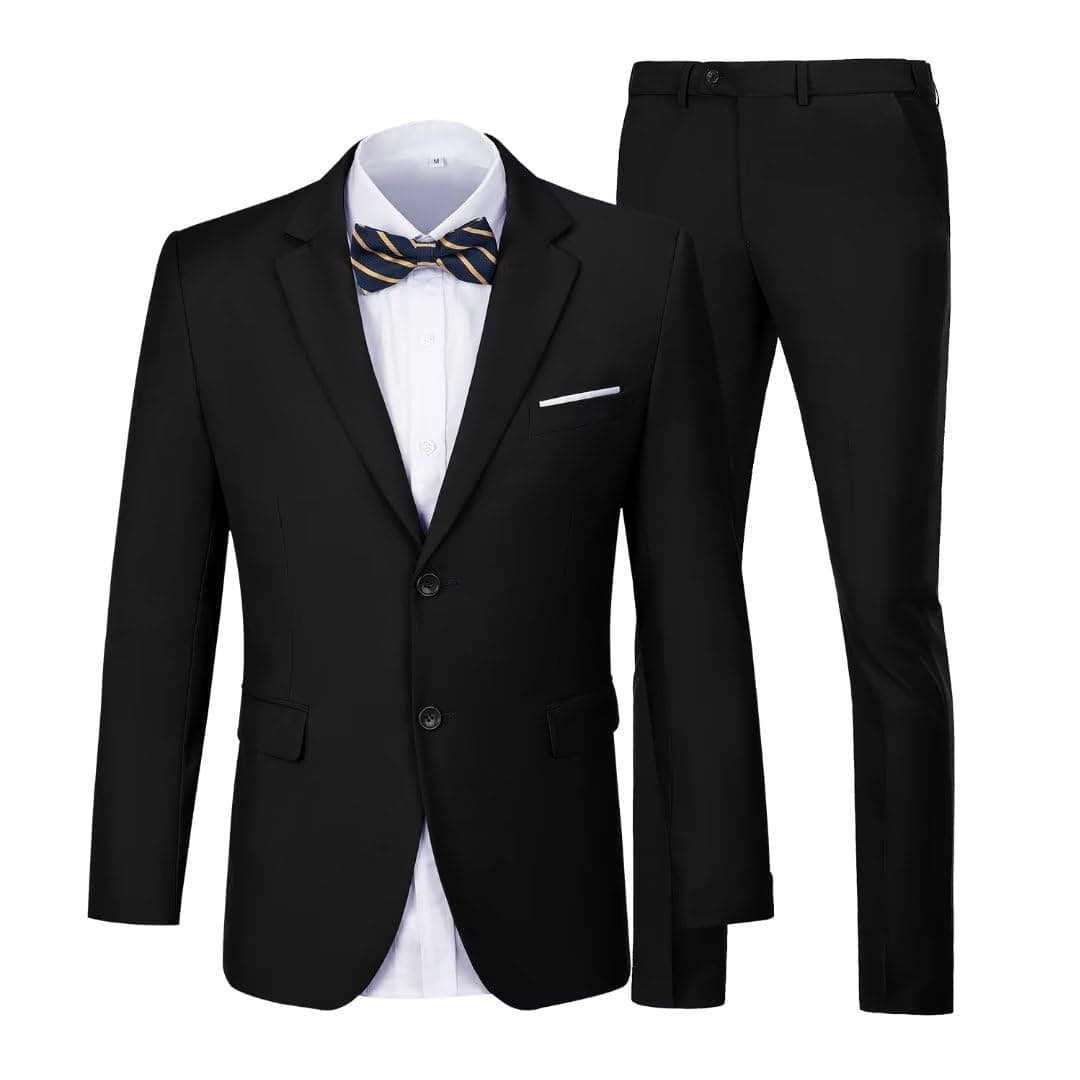 Slim Fit Men's Suits for Weddings, Prom, and Business Casual