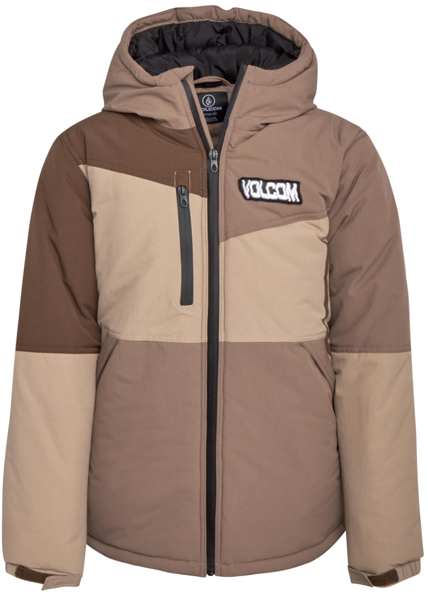 Volcom Boys' Color-Blocked Heated Parka Ski Jacket for Winter (8-20)