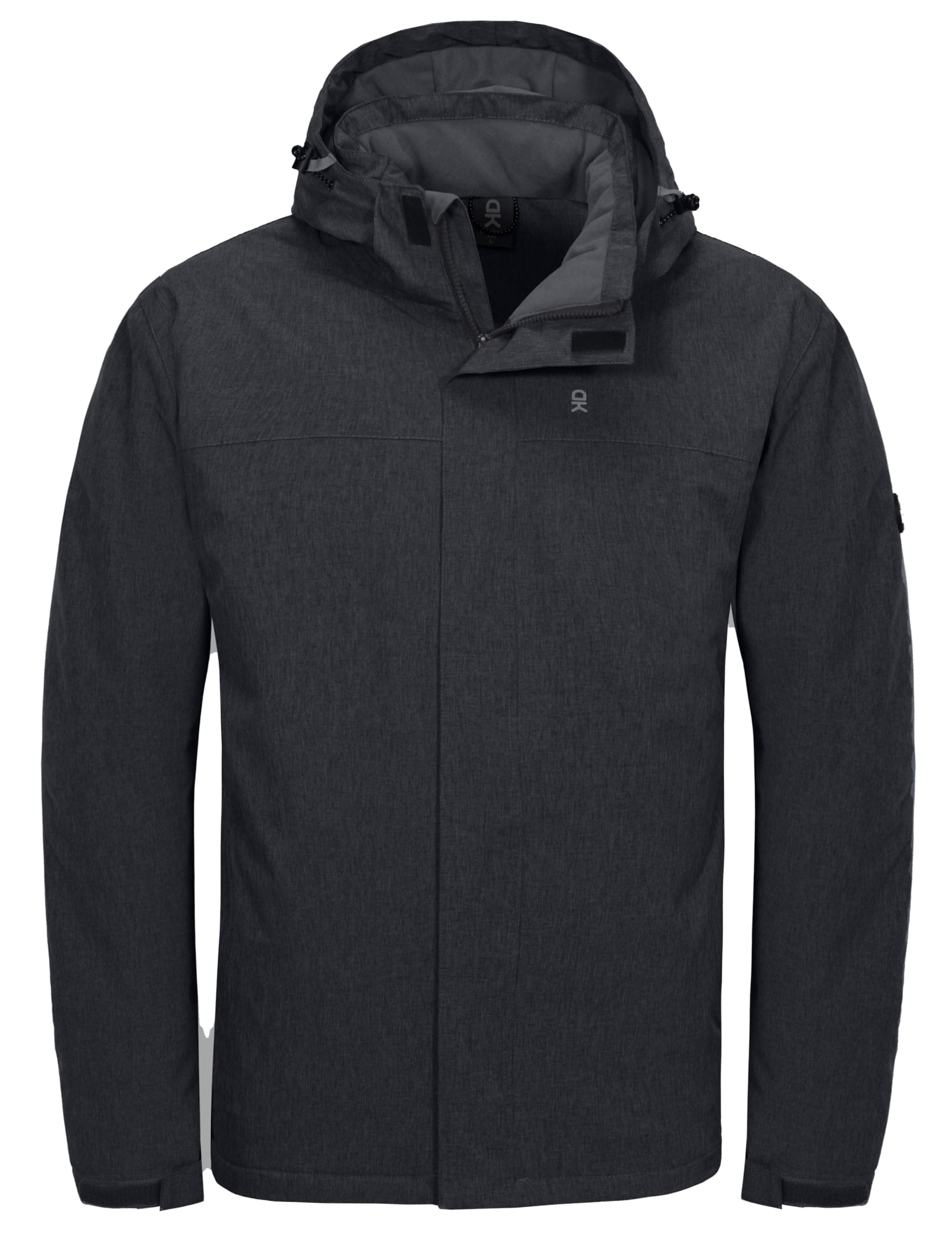 Little Donkey Andy Men's Waterproof Ski Snowboarding Windproof Jacket Warm with Detachable Hood
